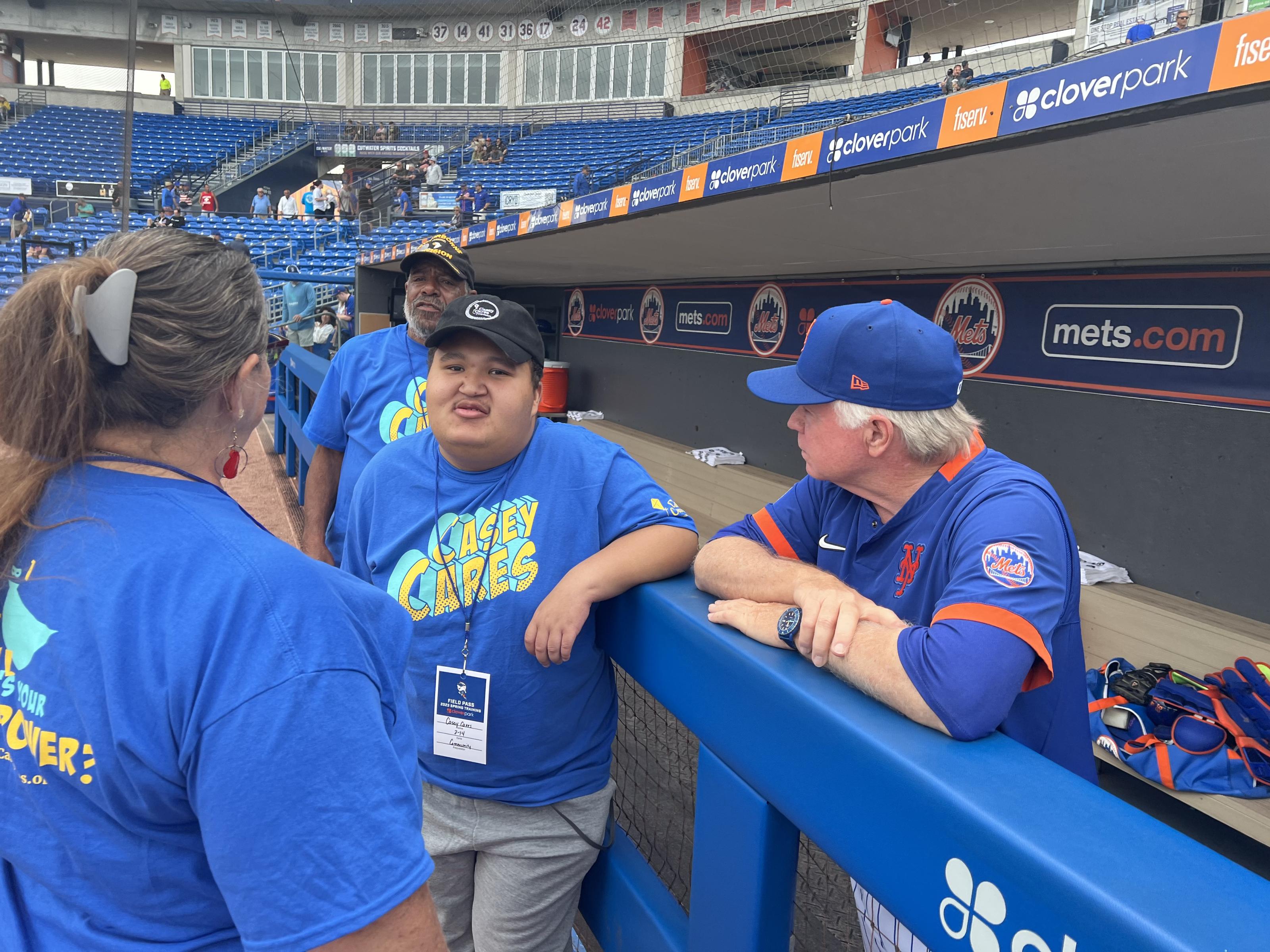 Kirk Meets the Mets Casey Cares Foundation